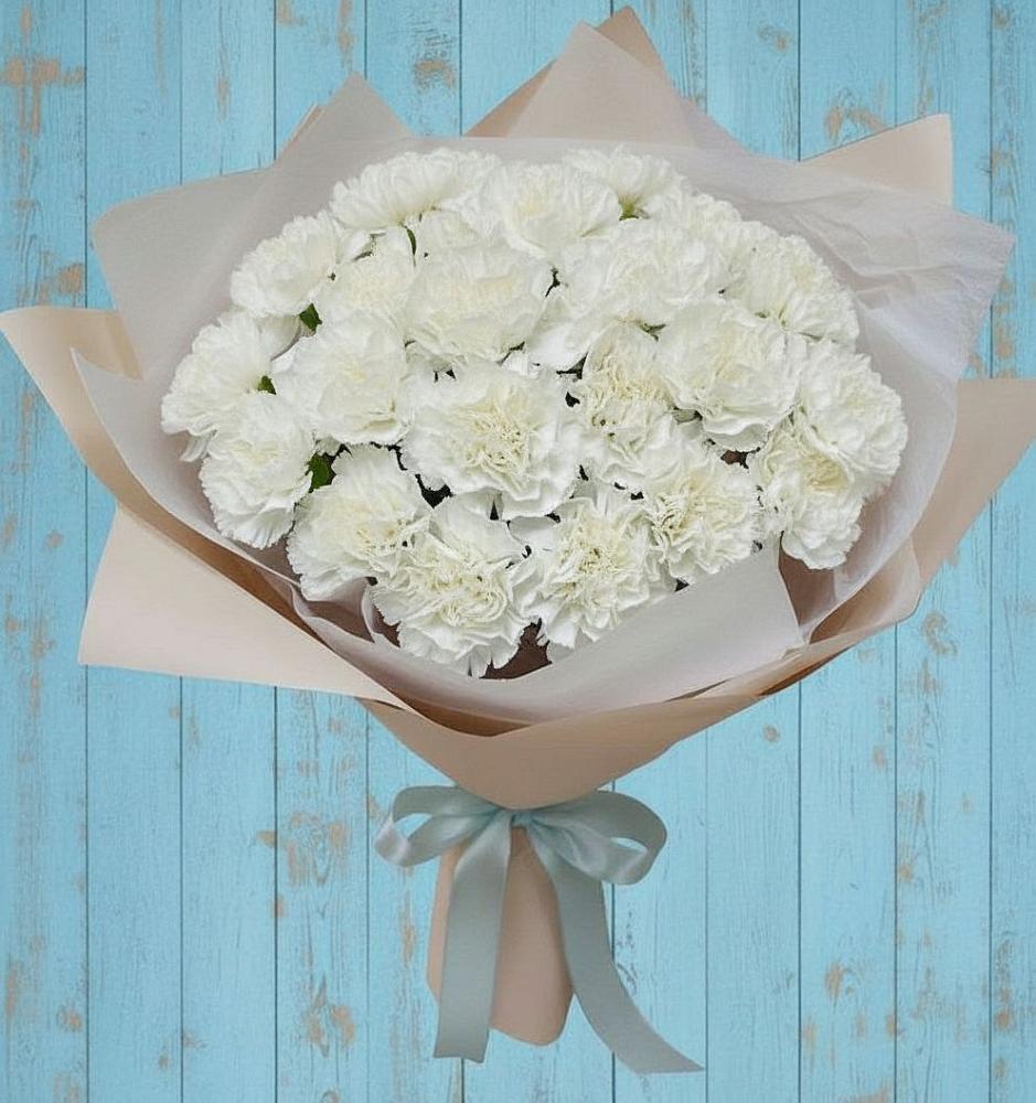 Букет цветов из: Гвоздики в Цимлянском