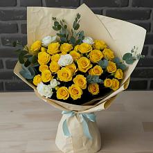 Букет цветов из:  Розы #REPLACE_PRED# Цимлянском