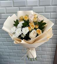 Букет цветов из:  Розы и Хризантемы в Цимлянском