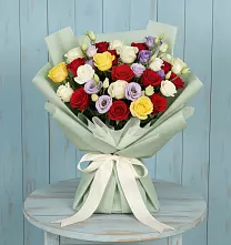Букет цветов из:  Розы в Цимлянском