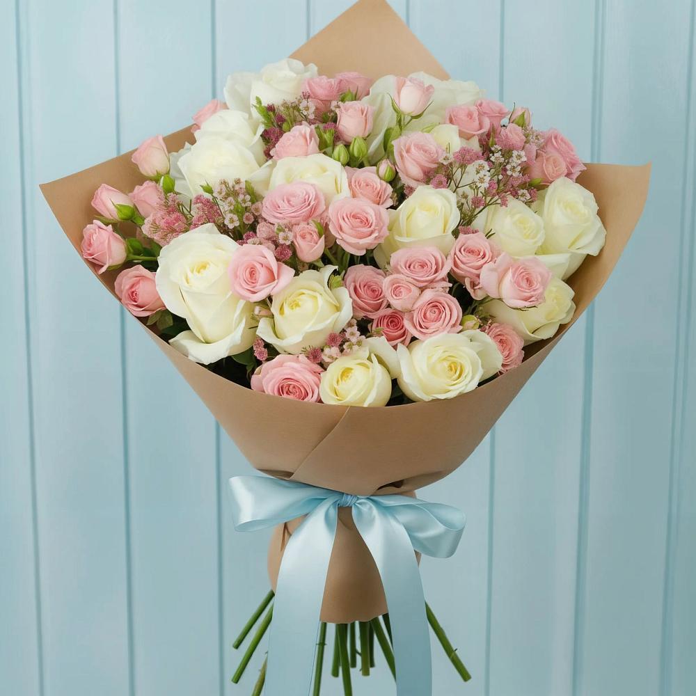 Букет цветов из: Розы в Цимлянском