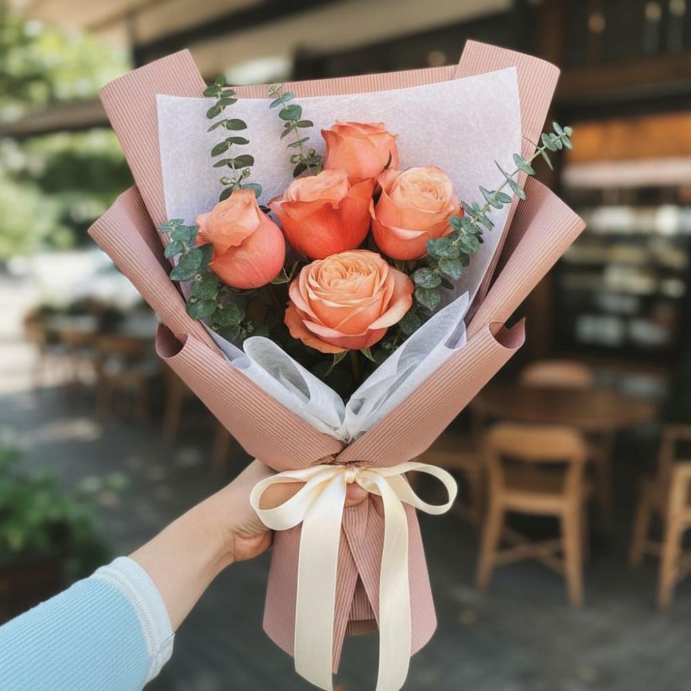 Букет цветов из: Розы в Цимлянском