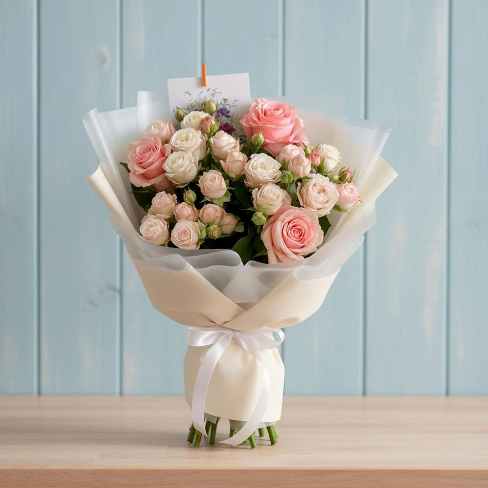 Букет цветов из: Розы в Цимлянском