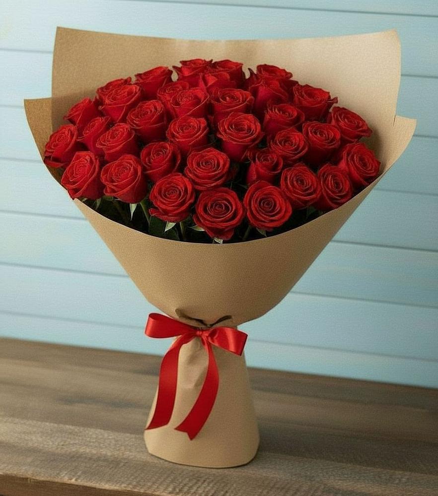 Букет Красные розы Милано в Цимлянском