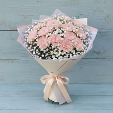 Букет цветов из:  Гвоздики в Цимлянском