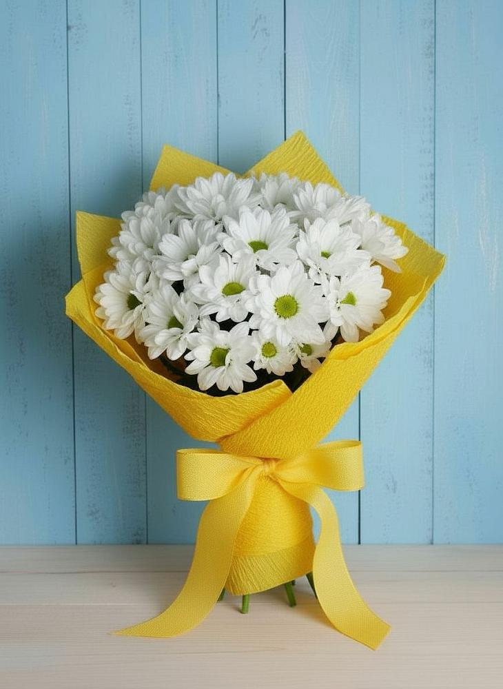 Букет цветов из: Хризантемы в Цимлянском