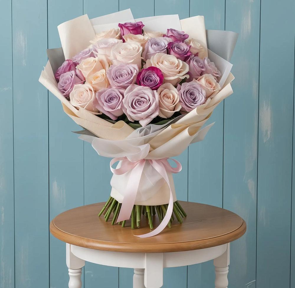 Букет цветов из: Розы в Цимлянском