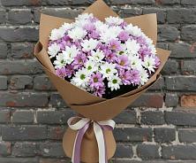 Букет цветов из:  Хризантемы в Цимлянском