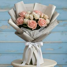 Букет цветов из:  Розы #REPLACE_PRED# Цимлянском