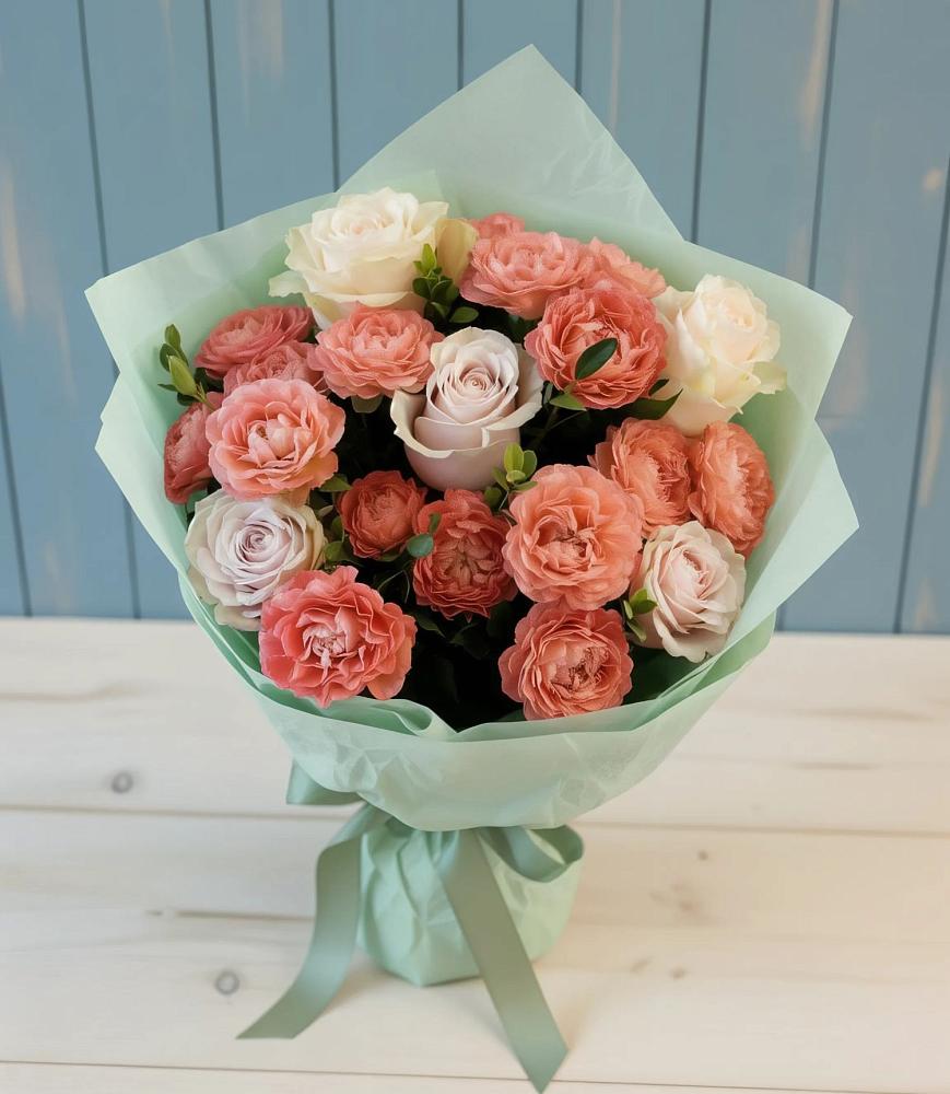 Букет цветов из: Розы в Цимлянском