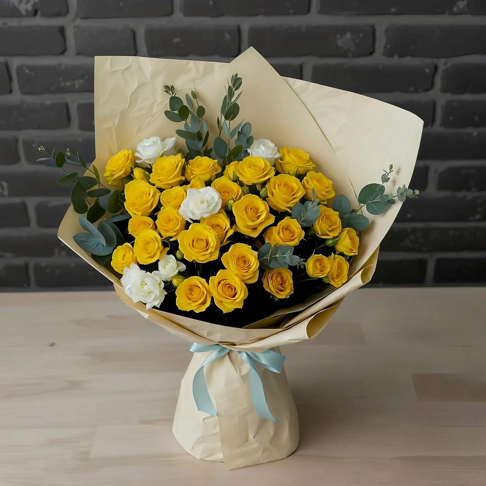 Букет цветов из: Розы в Цимлянском