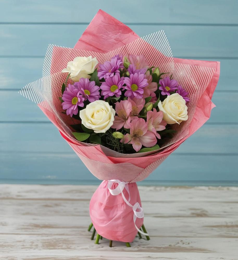 Букет цветов из: Герберы в Цимлянском