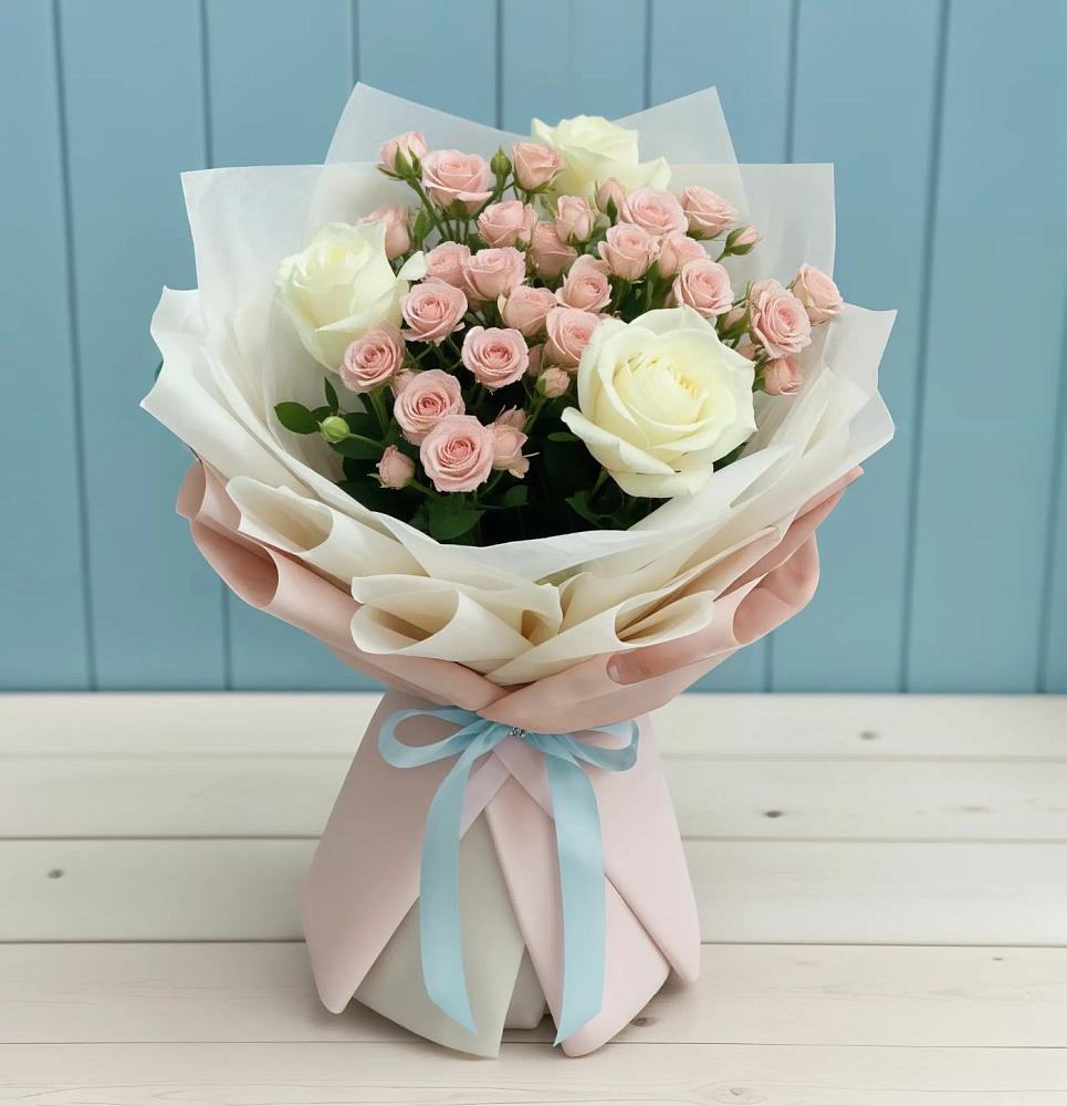 Букет цветов из: Розы в Цимлянском